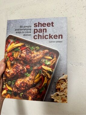 Sheet Pan Chicken Cookbook by Cathy Erway - Colorful Cover